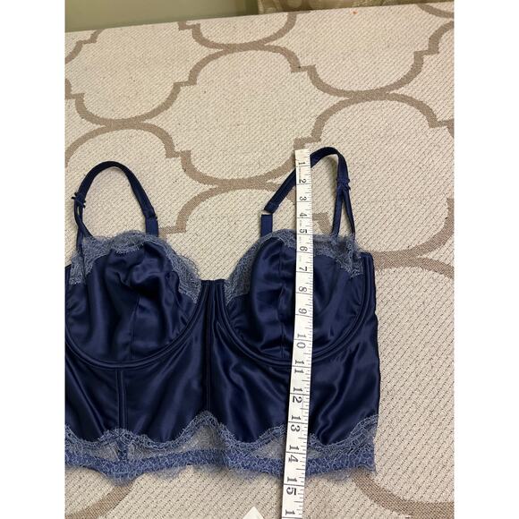Victoria's Secret Dream Angels Unlined Balconette bra navy blue, size  36 DDD - Picture 5 of 14